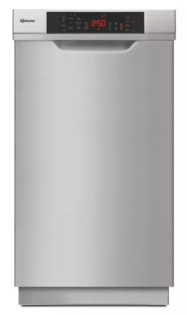 GRAM OM 4330-90 RT X/1 Astianpesukone 45 cm, kolmella pesutasolla, teräs - Astianpesukoneet - OM433090RTX1 - 1