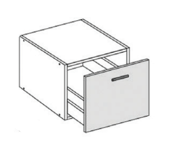 Matala yläkomero 35,4cm - 336mm syvät rungot - 35LY3 - 2